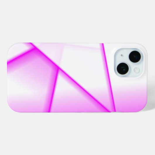 Hete roze lijnen Case-Mate iPhone case (Achterkant (horizontaal))