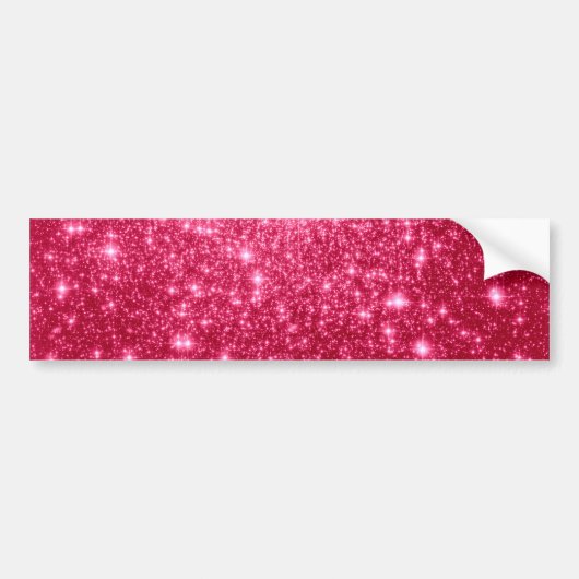 Hete Roze Sterren Bumpersticker (Voorkant)