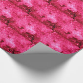 Hete Roze Sterren Cadeaupapier (Hoek)