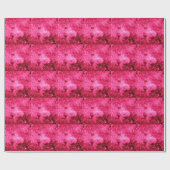 Hete Roze Sterren Cadeaupapier (Vlak)