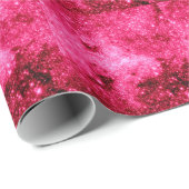 Hete Roze Sterren Cadeaupapier (Rol Hoek)