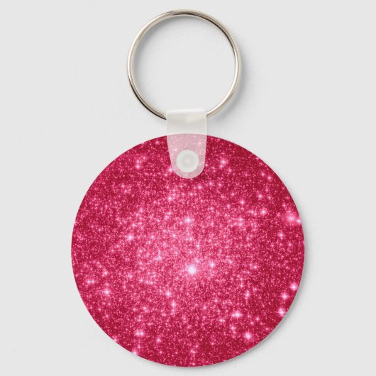 Hete Roze Sterren Sleutelhanger (Voorkant)