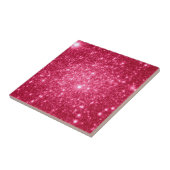 Hete Roze Sterren Tegeltje (Zijkant)