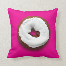 Hete roze vierkant gooit kussen weg