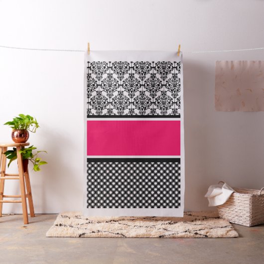 hete roze vodderstof stof (Voorbeeld)