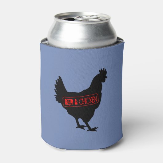 Hete saus in kip blikjeskoeler (Blikje Voorkant)