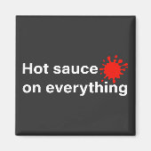 Hete saus op alles magneet (Voorkant)