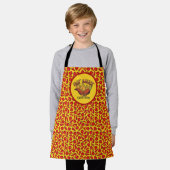Hete Saus Op Alles Rode Chilipeper Grappig Schort (Gedragen)
