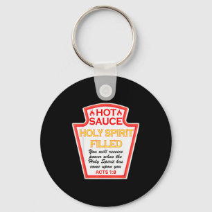 hete saus spirit gevulde specerij verkleedfeest Ma Sleutelhanger