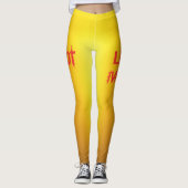 Hete Sinaasappel. Leggings (Voorkant)