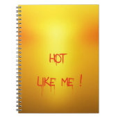 Hete Sinaasappel. Notitieboek (Voorkant)