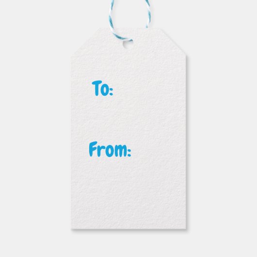 hete sneeuwpop cadeaulabel (Achterkant)