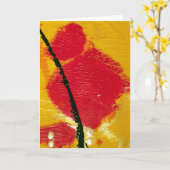 Hete Spicey Kaart (Gele Bloem)