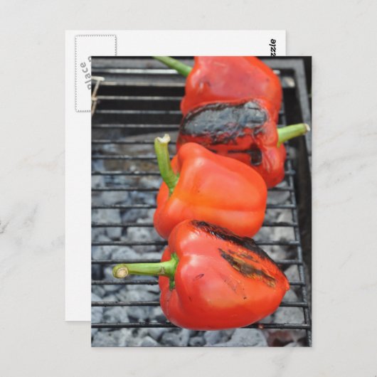 Hete spullen briefkaart (Voorkant / Achterkant)