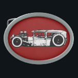 Hete staaf/rat rod Silouette Gesp<br><div class="desc">Ontwerp gebaseerd op een Johnny Crash foto. Deze zwarte,  witte en rode,  warme weg/rotzooi zal niet alleen helpen om die spijkerbroek omhoog te houden,  maar het ook doen met stijl! :)></div>