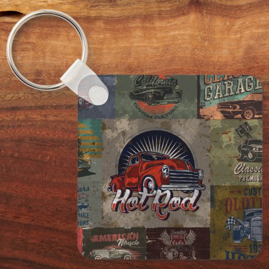 hete staafontwerp sleutelhanger (Voorkant)