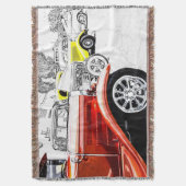 Hete staven gooien deken (Voorkant Verticaal)