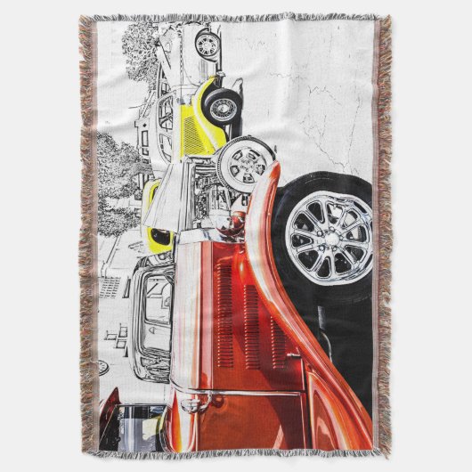 Hete staven gooien deken (Voorkant Verticaal)