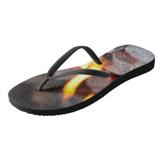 Hete steenkool teenslippers (Schuin)