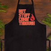 Hete Stuff Komt Door Grappige Barbecue Vader Schort