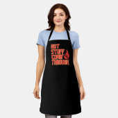 Hete Stuff Komt Door Grappige Barbecue Vader Schort (Gedragen)