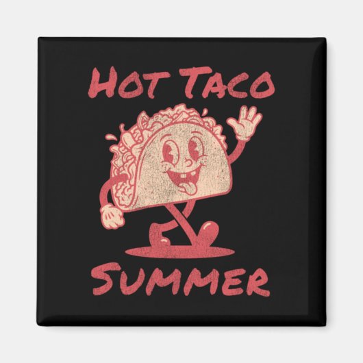 Hete Taco Zomer Magneet (Voorkant)