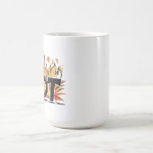 HETE Tekst met Flames Graphic Art Koffiemok (Center)