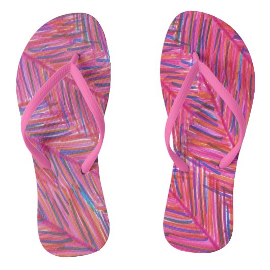 Hete Tropische Nachen Teenslippers (Voetbed)