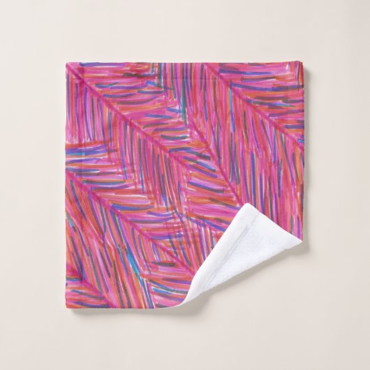 Hete Tropische Nacht Bad Handdoek (Wasdoekje)