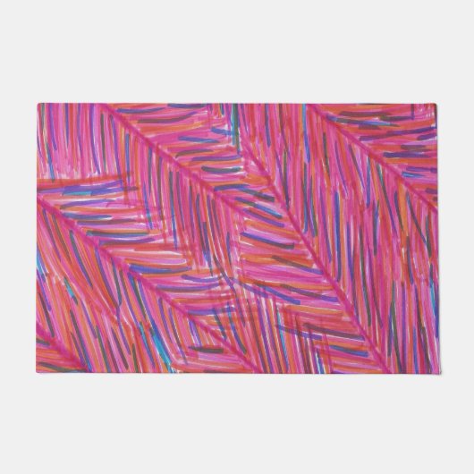 Hete Tropische Nacht Deurmat (Voorkant)