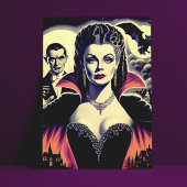  hete vampier vrouw briefkaart