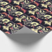  hete vampier vrouw cadeaupapier (Hoek)