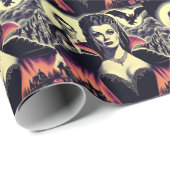  hete vampier vrouw cadeaupapier (Rol Hoek)