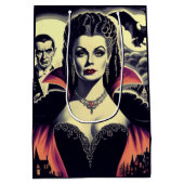 hete vampier vrouw medium cadeauzakje (Achterkant)