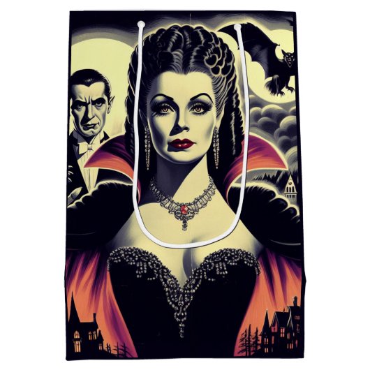  hete vampier vrouw medium cadeauzakje (Achterkant)