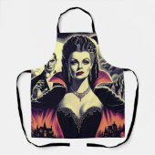  hete vampier vrouw schort (Voorkant)