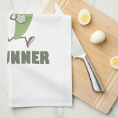 Hete Vegan Runner Theedoek (Quarter Fold)