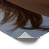 Hete vrouw op dak poster (Hoek)