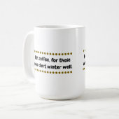 hete winter koffiemok (Voorkant links)