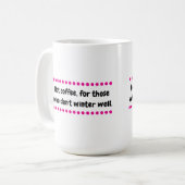 hete winter koffiemok (Voorkant links)