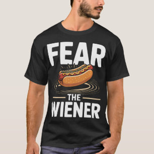 hete worst ketchup worst hotdog eten snel t-shirt