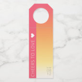 Hete zomer-ID741 met een houtwachtstrijder Flessenhanger (Voorkant)