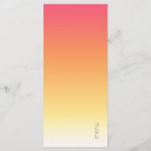 Hete zomer-ID741 van het trottoir Menu (Achterkant)