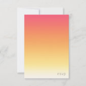 Hete zomer-ID741 van het trottoir RSVP Kaartje (Voorkant)