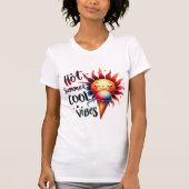 Hete zomer koele vibes t-shirt (Voorkant)