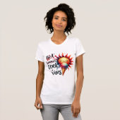 Hete zomer koele vibes t-shirt (Voorkant volledig)