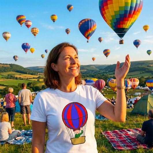 Heteldairballon Dames T-Shirt