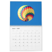 Heteluchtballon 2026 kalender (Mar 2027)
