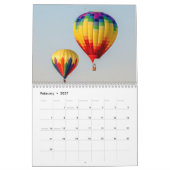 Heteluchtballon 2026 kalender (Feb 2027)