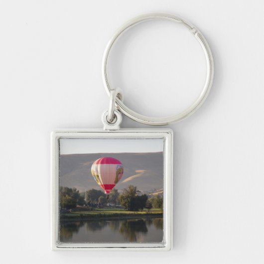 Heteluchtballon boven de Yakima rivier Sleutelhanger (Voorkant)